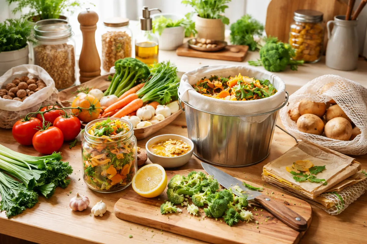 Cuisiner zéro déchet pour une cuisine durable