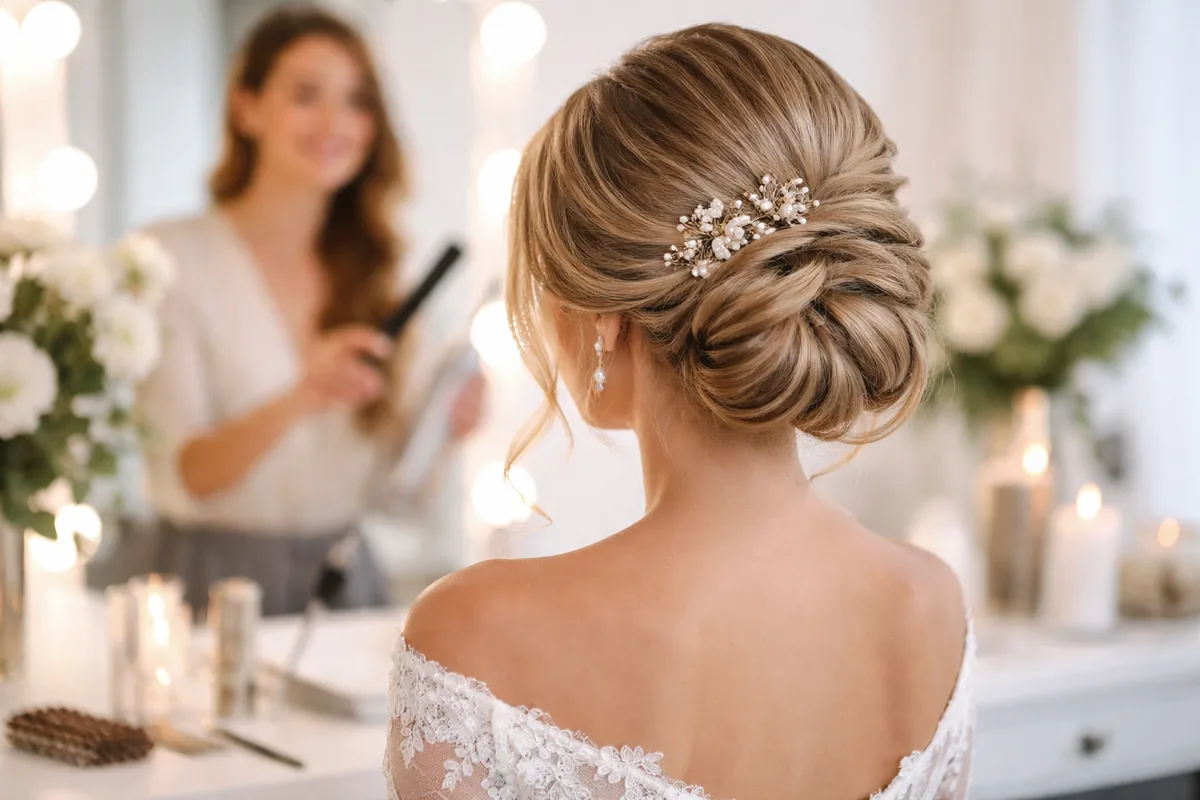 Comment choisir un coiffeur pour un chignon de mariage parfait