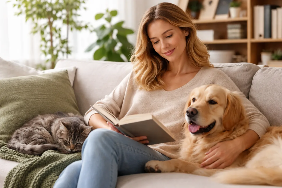 Les bienfaits de la lecture pour les propriétaires d'animaux de compagnie